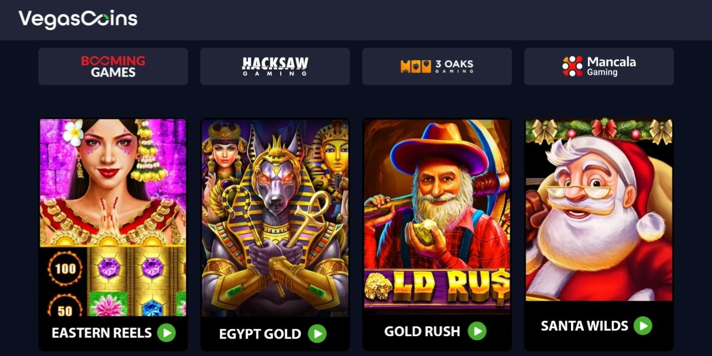 Vegas Coins Homepage